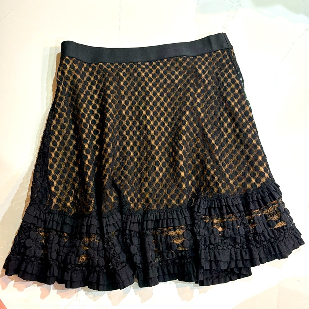 Max Studios Black Lace Skirt